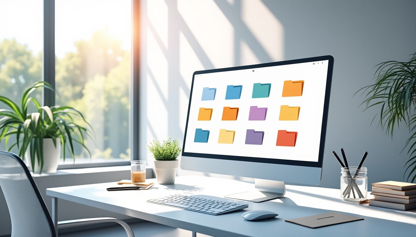 d&eacute;couvrez comment organiser efficacement vos fichiers num&eacute;riques pour un espace de travail &eacute;pur&eacute; et minimaliste. simplifiez votre gestion de documents, gagnez en productivit&eacute; et retrouvez facilement vos fichiers essentiels.